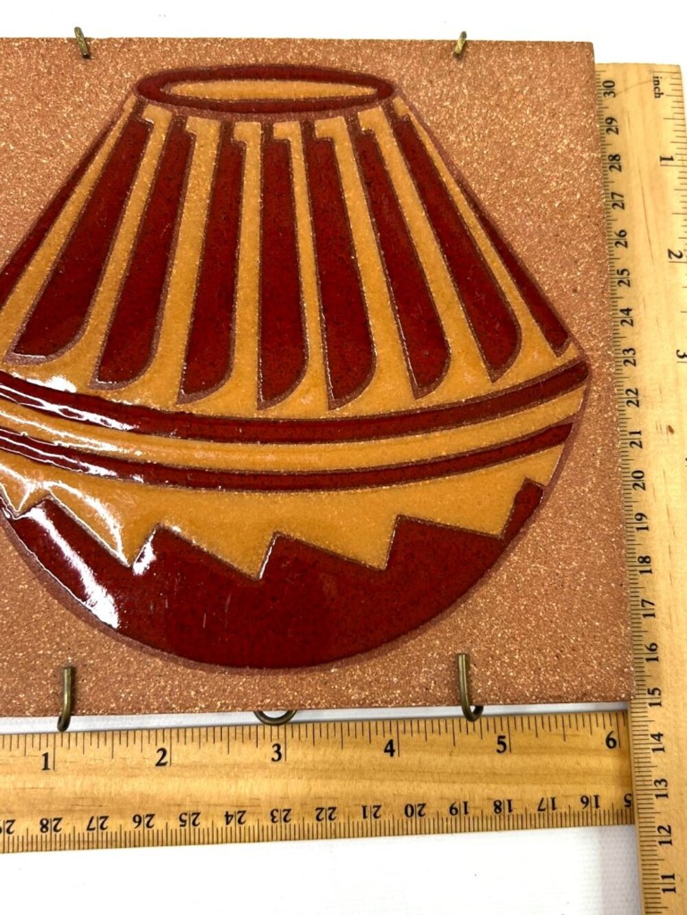 Decorative Tile Hand Painted by Ceramic Galleries Trivet Wall Plaque - Picture 3 of 9
